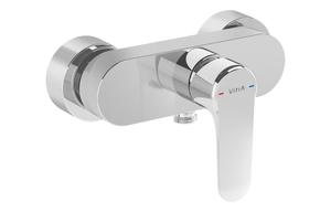 VitrA Root Round Wall Mounted Shower Mixer - Chrome